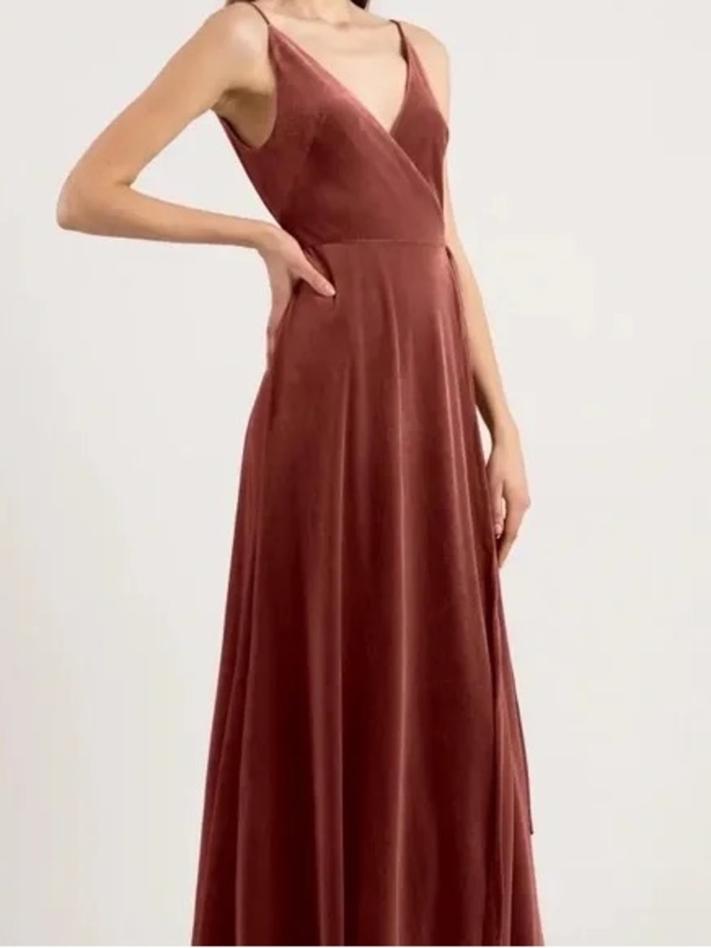 Jenny Yoo Collection Andi Velvet Dress sz 16